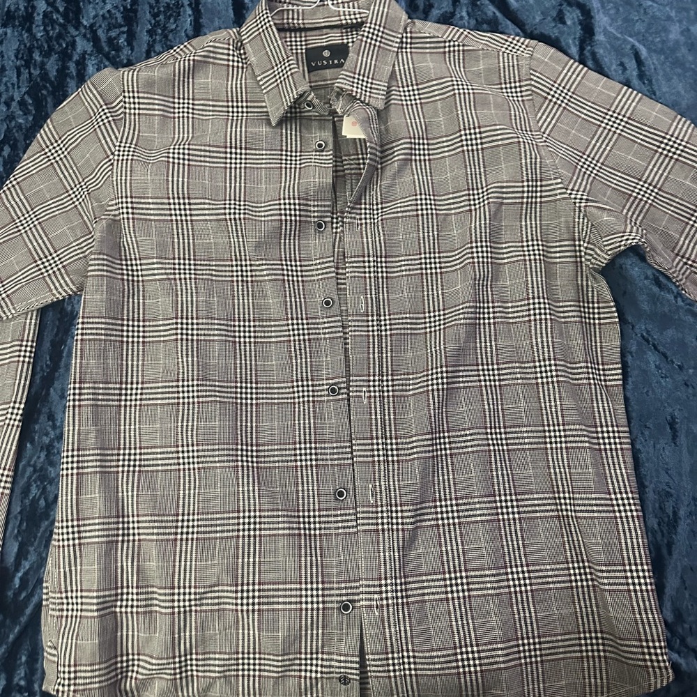 Classic Plaid Button-Down Shirt
